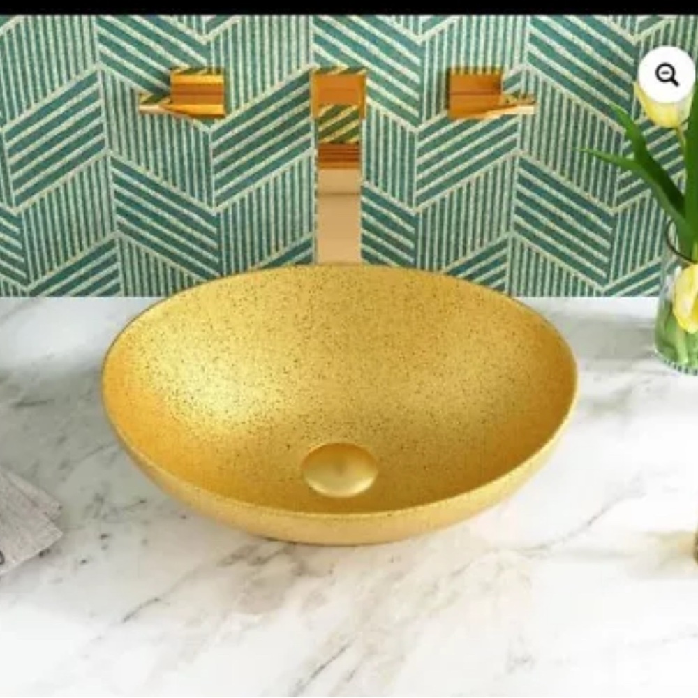 Elegant Gold Vessel Sink